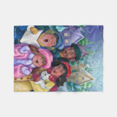 Erstellen einer Caroling-Illustration Fleecedecke (Vorderseite (Horizontal))