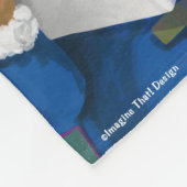 Erstellen einer Caroling-Illustration Fleecedecke (Ecke)