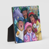 Erstellen einer Caroling-Illustration Fotoplatte (Vorderseite)