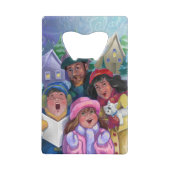 Erstellen einer Caroling-Illustration Geldkarten Flaschenöffner (Rückseite)