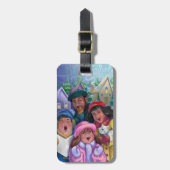 Erstellen einer Caroling-Illustration Gepäckanhänger (Vorderseite vertikal)