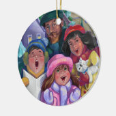 Erstellen einer Caroling-Illustration Keramikornament (Links)