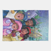 Erstellen einer Caroling-Illustration Küchentuch (Horizontal)