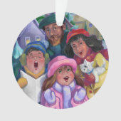 Erstellen einer Caroling-Illustration Ornament (Vorderseite)