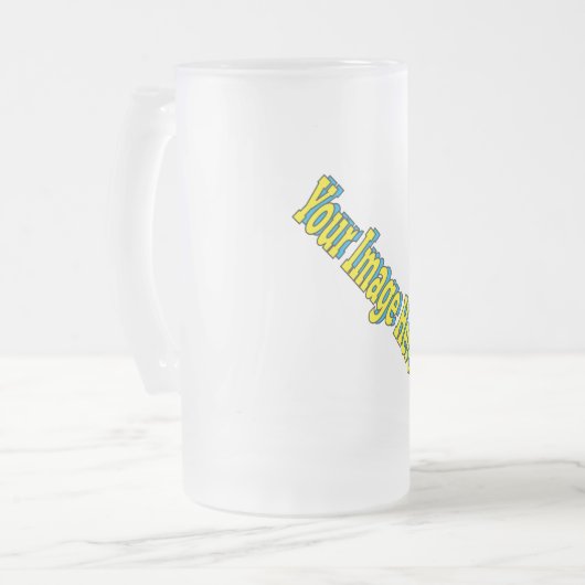 🤍 Erstellen einer eigenen benutzerdefinierten Vor Mattglas Bierglas (Vorderseite Links)