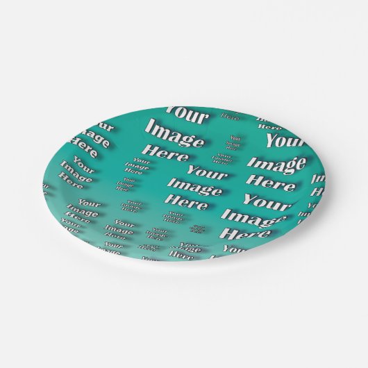 🤍 Erstellen einer eigenen benutzerdefinierten Vor Pappteller (Schrägansicht)