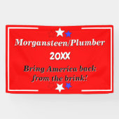 Erstellen einer eigenen Kampagne für politische Ka Banner (Horizontal)