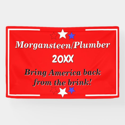 Erstellen einer eigenen Kampagne für politische Ka Banner (Horizontal)