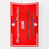 Erstellen einer eigenen Kampagne für politische Ka Banner (Vertikal)