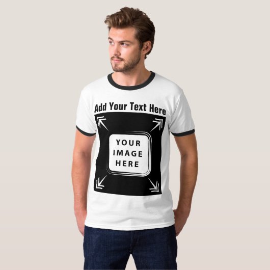 Erstellen einer eigenen Vorlage Hinzufügen eines e T-Shirt (Vorne ganz)