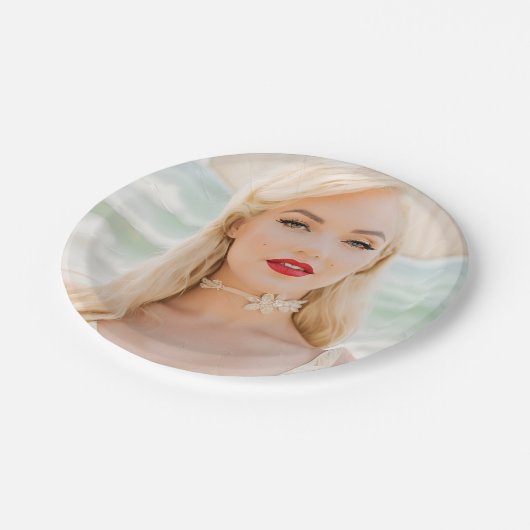 Erstellen einer einfachen, benutzerdefinierten Fot Pappteller (Schrägansicht)