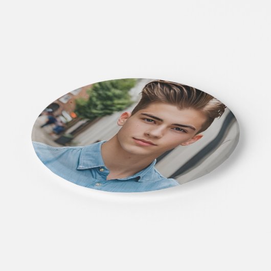 Erstellen einer einfachen, benutzerdefinierten Fot Pappteller (Schrägansicht)