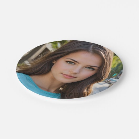 Erstellen einer einfachen, benutzerdefinierten Fot Pappteller (Schrägansicht)