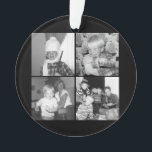 Erstellen einer Instagram Collage mit 4 Fotos - Sc Ornament<br><div class="desc">Verwenden Sie vier quadratische Foto,  um ein einzigartiges und persönliches Geschenk zu erstellen. Wenn Sie die Bilder anpassen müssen,  klicken Sie auf das Anpassungsprogramm,  um Änderungen vorzunehmen. Hinzufügen von benutzerdefiniertem Text und ändern Sie das Jahr auf der Rückseite,  um es personalisierter zu machen</div>