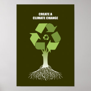 ERSTELLEN EINER KLIMAÄNDERUNG POSTER