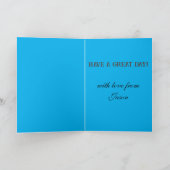 Erstellen einer Wunschleuchte-Uhr.Bearbeitbare Geb Karte (Innenseite)