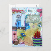 Erstellen einer Wunschpostkarte Postkarte (Vorne/Hinten)