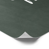 Erstellen eines Begrüßungssignaturchakboards Poster (Ecke)