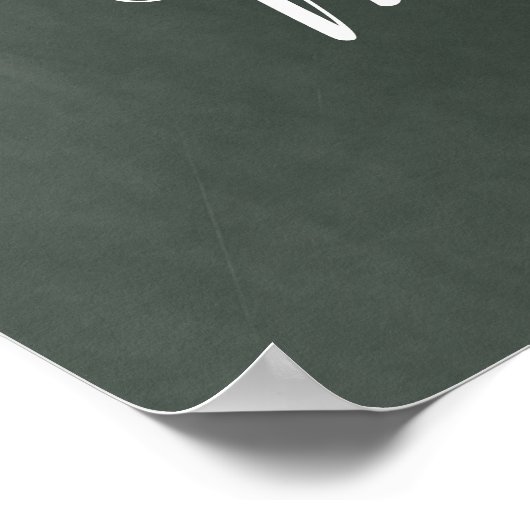 Erstellen eines Begrüßungssignaturchakboards Poster (Ecke)