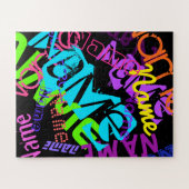 Erstellen eines beliebigen Namens individuell anpa Puzzle (Horizontal)