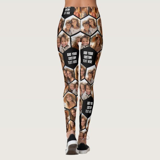 Erstellen eines benutzerdefinierten 6-Foto Collage Leggings (Rückseite)