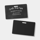 Erstellen eines benutzerdefinierten ausweis (Vorder- & Rückseite)