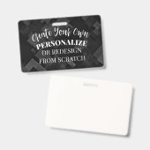 Erstellen eines benutzerdefinierten ausweis (Vorder- & Rückseite)