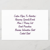 Erstellen eines benutzerdefinierten Flyers oder ei Flyer (Vorne)