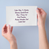 Erstellen eines benutzerdefinierten Flyers oder ei Flyer (Handgriff)