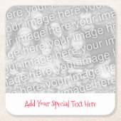 Erstellen eines benutzerdefinierten Foto- oder Bil Rechteckiger Pappuntersetzer (Vorderseite)