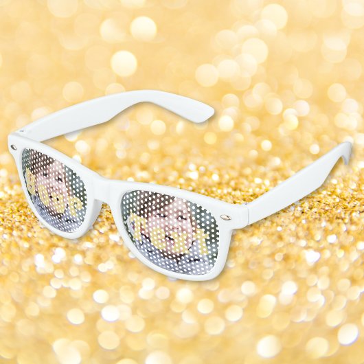 Erstellen eines benutzerdefinierten Foto Text Part Partybrille