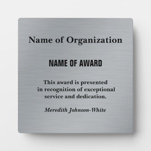 Erstellen eines benutzerdefinierten Freiwilligendi Fotoplatte (Vorderseite)