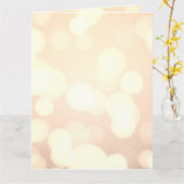 Erstellen eines benutzerdefinierten Golden Bokeh Karte (Gelbe Blume)