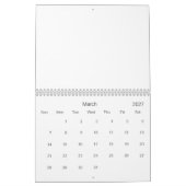 Erstellen eines benutzerdefinierten Kalenders Kalender (Mär 2027)