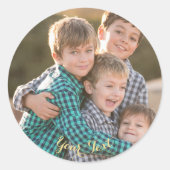 Erstellen eines benutzerdefinierten, klassischen,  runder aufkleber (Vorderseite)