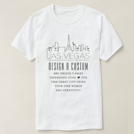 Erstellen eines benutzerdefinierten Las Vegas, Nev T-Shirt (Design vorne)