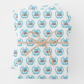 Erstellen eines benutzerdefinierten Logos | Geschenkpapier Set (Beispiel)