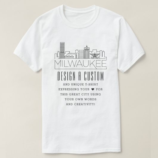 Erstellen eines benutzerdefinierten Milwaukethread T-Shirt (Design vorne)