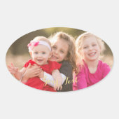 Erstellen eines benutzerdefinierten Oval-Foto-Stic Ovaler Aufkleber (Vorderseite)