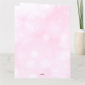 Erstellen eines benutzerdefinierten Pastellrosa Bo Karte (Rückseite)