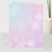 Erstellen eines benutzerdefinierten Pastells Blau Karte (Rückseite)