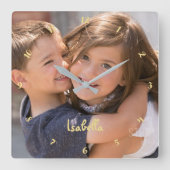 Erstellen eines benutzerdefinierten Personalisiert Quadratische Wanduhr (Vorderseite)