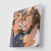 Erstellen eines benutzerdefinierten Personalisiert Quadratische Wanduhr (Winkel)