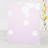 Erstellen eines benutzerdefinierten rosa Bokeh Karte (Gelbe Blume)