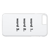 Erstellen eines benutzerdefinierten Textes mit ein Case-Mate iPhone Hülle (Rückseite (Horizontal))