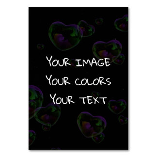 Erstellen eines benutzerdefinierten tischnummer