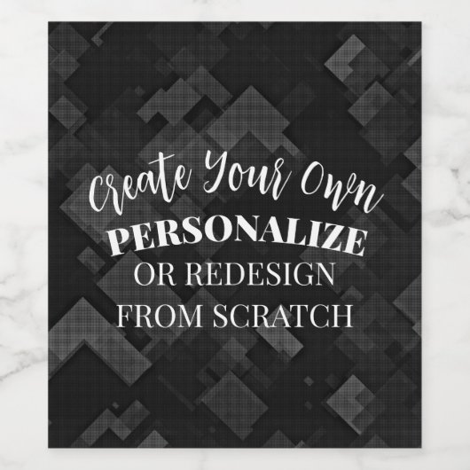 Erstellen eines benutzerdefinierten weinetikett (Einzelnes Label)