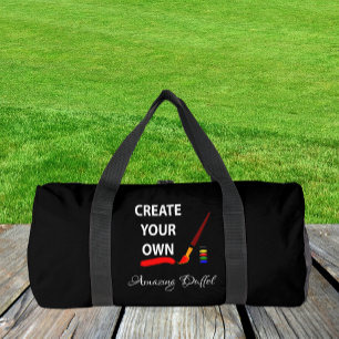 Erstellen eines Black Duffel Bags, persönlicher Ba Duffle Bag