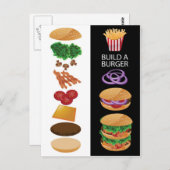 Erstellen eines Burgers Postkarte (Vorne/Hinten)