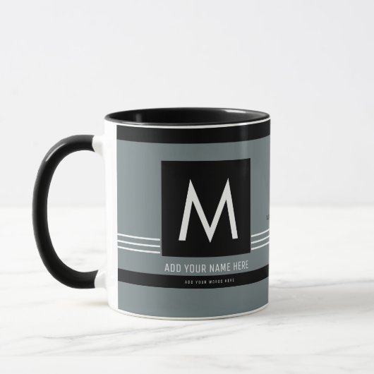 Erstellen eines coolen und modernen Monogramms Tasse (Links)